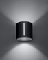 Wall lamp INEZ black + 1x LED Bulb G9 4000K Cool White 4.5W 530lm