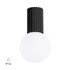 Ceiling lamp HALO black IP44