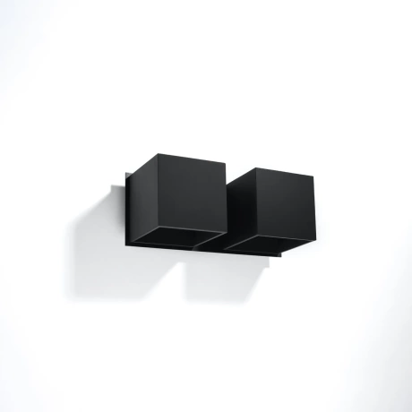 Wall lamp QUAD 2 black