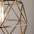Pendant lamp TRIOM 20 gold
