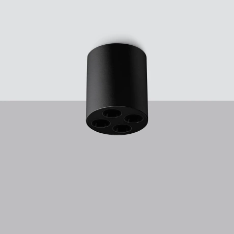Ceiling lamp ZOE black LED