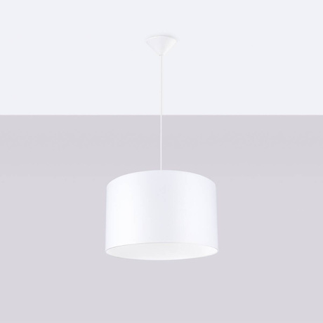 Hanging lamp NOVA 40 white + 1 LED Bulb E27 4000K Cool White 7.5W 690lm