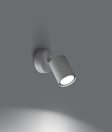 Wall lamp LEMMI 1 white + 1x LED bulb GU-10 3000K Warm 7W 510lm