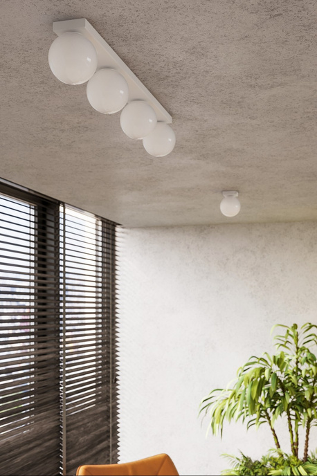 Ceiling light YOLI 2 white + 2x LED Bulb G9 4000K Cool White 4.5W 460lm.