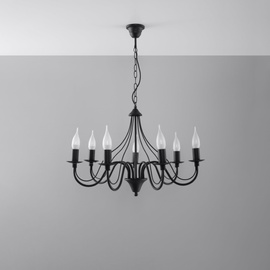 Chandelier MINERWA 7 black