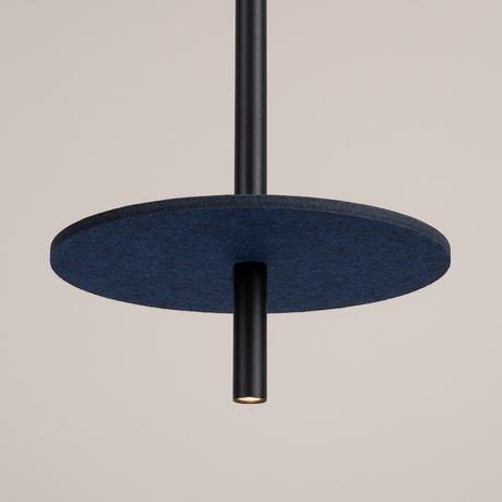 Pendant lamp FELTRO 1 black/navy