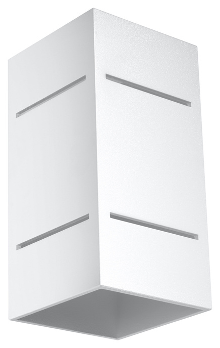 Wall lamp BLOCCO white + 1x LED Bulb G9 3000K Warm 4.5W 510lm