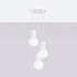 Pendant lamp HALO 3P white