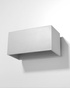Wall lamp QUAD MAXI gray + 2x LED Bulb G9 4000K Cool White 4.5W 530lm