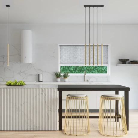 Pendant lamp PASTELO 3L polished gold