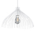 Pendant lamp UMB white + 1x LED Bulb E27 4000K Cool White 7.5W 650lm