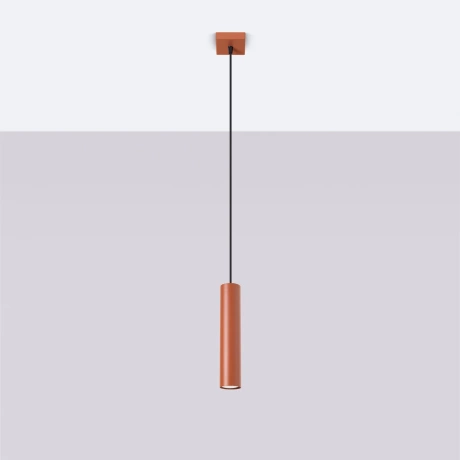 Pendant lamp LAGOS 1 red ochre