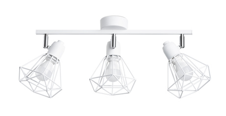 Ceiling lamp ARTEMIS 3 white + LED Bulb E14 4000K Cool White 7.5W 680lm