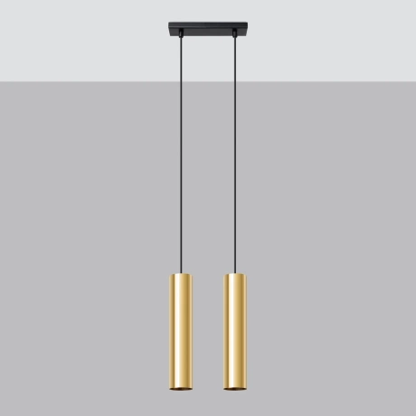Pendant lamp LAGOS 2 polished gold