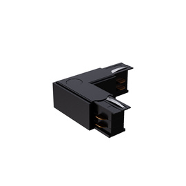 Right angle power connector, black