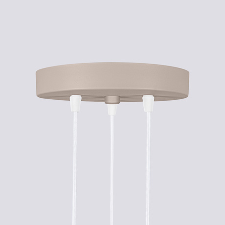 Pendant lamp KARBON 3P taupe