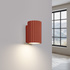 Wall lamp KARBON 10 red ochre