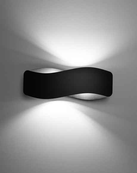 Wall lamp TILA 40 black + 2x LED Bulb G9 4000K Cool White 4.5W 530lm