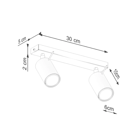 Ceiling lamp RING 2 beige