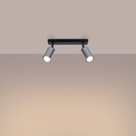 Ceiling lamp WINX 2 black/chrome