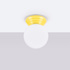 Ceiling lamp ZORI yellow IP44