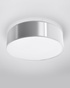 Ceiling lamp ARENA 35 GREY + 2x LED Bulb E27 3000K Warm White 7.5W 620lm