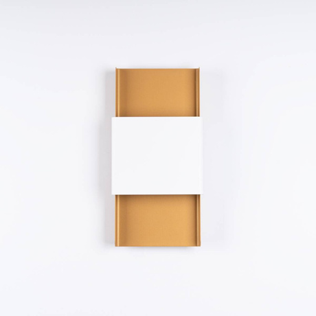 Wall lamp DURLIN gold/white + 2x LED Bulb G9 3000K Warm 4.5W 450lm