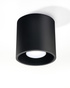 Ceiling lamp ORBIS 1 black + 1x LED Bulb GU-10 3000K Warm 7W 620lm.