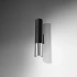 Wall lamp LOOPEZ black/chrome