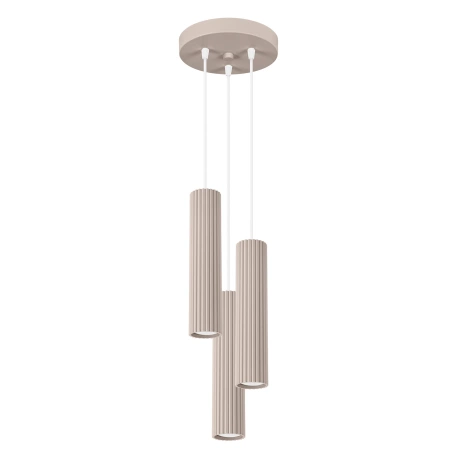 Pendant lamp KARBON 3P taupe