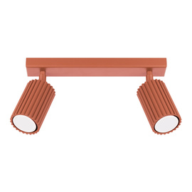 Ceiling lamp KARBON 2 red ochre