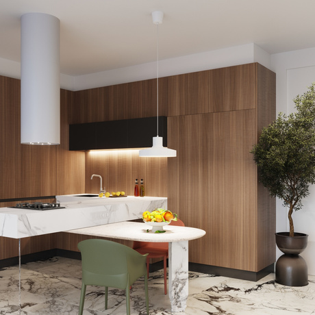 Pendant lamp BILO biała