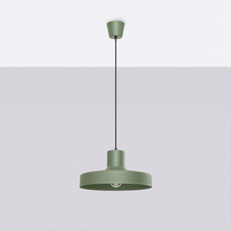 Pendant lamp BILO olive green