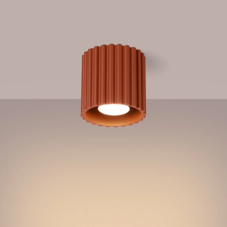 Ceiling lamp AURA 1 red ochra GU10