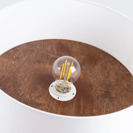 Ceiling lamp TELESTO white/dark brown