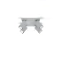 Ceiling lamp MERIDA 4 grey