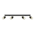 Ceiling lamp NERO 4 black/golden