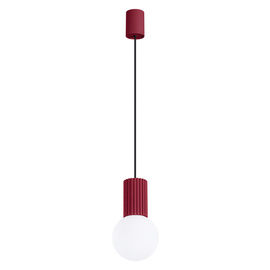 Pendant lamp HALO 1 burgundy