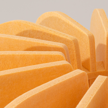 Floor lamp MULA 45 yellow