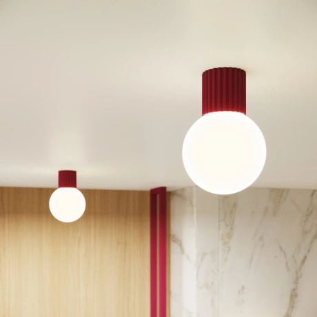 Wall lamp HALO burgundy IP44