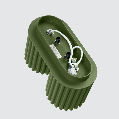 Ceiling lamp AURA 2 olive green GU10