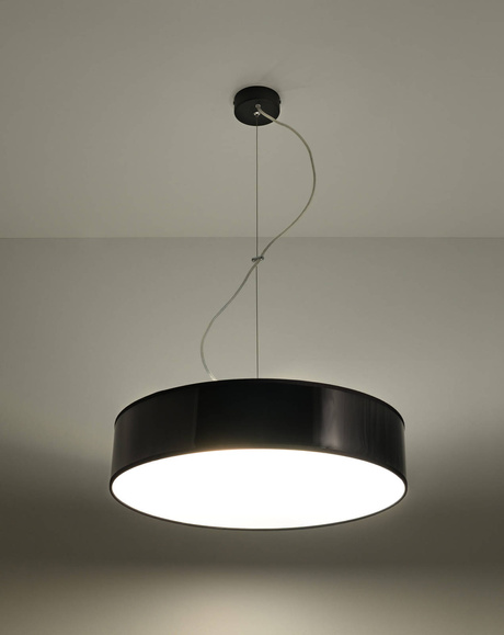 Hanging lamp ARENA 45 BLACK + 3x LED Bulb E27 3000K Warm 7.5W 620lm