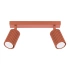 Ceiling lamp KARBON 2 red ochre