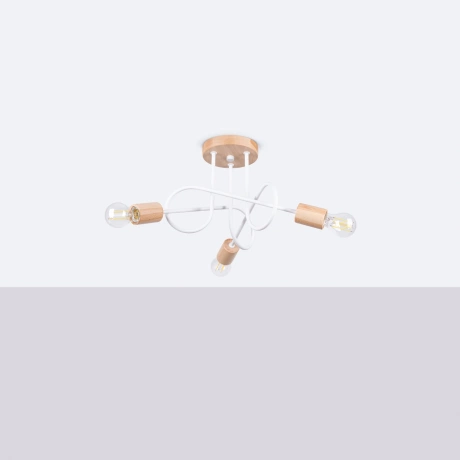 Chandelier EMBER 3 white