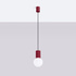 Pendant lamp HALO 1 burgundy