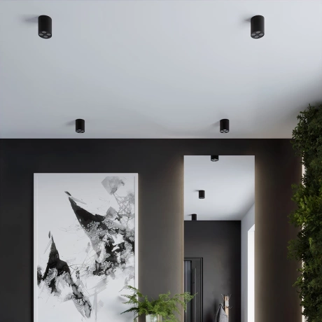 Ceiling lamp ZOE black LED