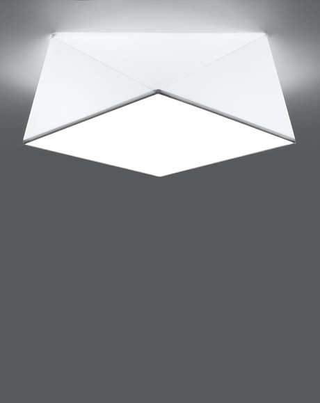 Ceiling lamp HEXA 35 WHITE + 2x LED Bulb E27 3000K Warm 7.5W 620lm