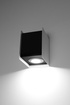 Wall lamp STEREO 1 black/white
