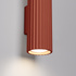 Wall lamp KARBON 30 red ochre