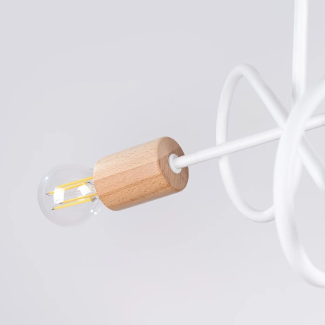 Chandelier EMBER 3 white